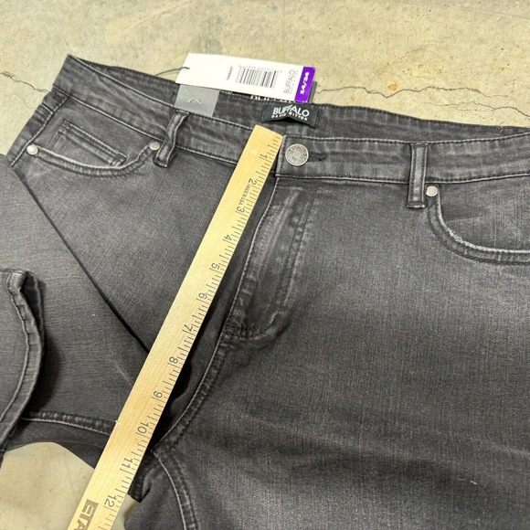 Buffalo David Bitton Women's Francesca Mid-Rise Skinny Stretch Jean Black 14 34W - Picture 11 of 11